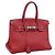 Hermès Borsa a mano HERMES Star Mark Birkin 30 in pelle Taurillon Rossa Argento Auth LN222SM Rosso