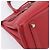 Hermès Borsa a mano HERMES Star Mark Birkin 30 in pelle Taurillon Rossa Argento Auth LN222SM Rosso - vista 17