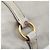Borsa a mano Miu Miu Vitter Lux in pelle 2way Grigio Oro Auth ka6308 Marrone D'oro - vista 10