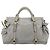 Borsa a mano Miu Miu Vitter Lux in pelle 2way Grigio Oro Auth ka6308 Marrone D'oro - vista 2