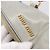 Borsa a mano Miu Miu Vitter Lux in pelle 2way Grigio Oro Auth ka6308 Marrone D'oro - vista 8