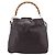 Borsa a tracolla GUCCI Bamboo in pelle 2way marrone scuro oro 001 0166 1577 Auth LN160 - vista 13