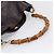 Borsa a tracolla GUCCI Bamboo in pelle 2way marrone scuro oro 001 0166 1577 Auth LN160 - vista 7