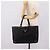 Borsa Tote GUCCI GG Canvas Abbey Nero Argento 293580 Auth 204921 - vista 23
