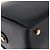 Borsa Salvatore Ferragamo Gancini in pelle blu navy e oro autentica 206360 D'oro - vista 10