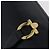 Borsa Salvatore Ferragamo Gancini in pelle blu navy e oro autentica 206360 D'oro - vista 15