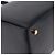 Borsa Salvatore Ferragamo Gancini in pelle blu navy e oro autentica 206360 D'oro - vista 17