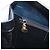 Borsa Salvatore Ferragamo Gancini in pelle blu navy e oro autentica 206360 D'oro - vista 26