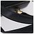 Borsa Salvatore Ferragamo Gancini in pelle blu navy e oro autentica 206360 D'oro - vista 9