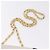 Borsa a tracolla CHANEL Matelasse con catena in pelle d'agnello Bianco e Oro CC Auth 206300SAV D'oro - vista 15