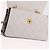 Borsa a tracolla CHANEL Matelasse con catena in pelle d'agnello Bianco e Oro CC Auth 206300SAV D'oro - vista 23