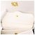 Borsa a tracolla CHANEL Matelasse con catena in pelle d'agnello Bianco e Oro CC Auth 206300SAV D'oro - vista 31