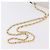 Borsa a tracolla CHANEL Matelasse con catena in pelle d'agnello Bianco e Oro CC Auth 206300SAV D'oro - vista 8