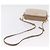 Bolso de hombro Miu Miu de cuero Ivory Gold Auth 206322 Dorado Crudo - vista 8