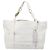 Borsa Tote Miu Miu Pelle Bianca Argento Auth 204751A Bianco - vista 13