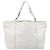 Borsa Tote Miu Miu Pelle Bianca Argento Auth 204751A Bianco - vista 2