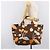 Bolso Tote Miu Miu Canvas Brown Gold Tone Auth bs37123 Castaño - vista 26
