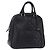 Borsa a mano Miu Miu in pelle nera e argento Auth am12613V Nero