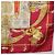 Hermès Pañuelo HERMES Carre 90 Seda Rojo Auth 199702M Roja - vista 22