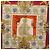 Hermès Pañuelo HERMES Carre 90 Seda Rojo Auth 199702M Roja - vista 6