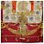 Hermès Pañuelo HERMES Carre 90 Seda Rojo Auth 199702M Roja - vista 9
