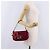 Borsa a tracolla FENDI Mamma Baguette in lana rossa e oro 8BR180 Auth 206269SM - vista 30