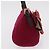 Borsa a tracolla FENDI Mamma Baguette in lana rossa e oro 8BR180 Auth 206269SM - vista 4