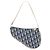 Pouch Saddle Christian Dior Trotter Canvas PVC Blue Silver Auth ka6323V Argento - vista 2