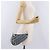Pouch Saddle Christian Dior Trotter Canvas PVC Blue Silver Auth ka6323V Argento - vista 22