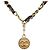 Collana CHANEL metallo Gold Tone CC Auth bs37294A