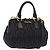 Borsa a mano Miu Miu Matelassé in pelle 2way Nera Tono Oro Auth ki6891M Nero