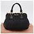 Borsa a mano Miu Miu Matelassé in pelle 2way Nera Tono Oro Auth ki6891M Nero - vista 12