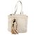 Chloé Borsa Tote Chloe Eden Small in Pelle Bianco Oro Auth 204236 D'oro