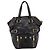 Autre Marque Borsa Tote SAINT LAURENT Downtown in pelle verniciata nera e oro Auth bs37430A Nero D'oro - vista 13