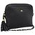 Bally Schultertasche mit Kette aus Leder Schwarz Goldfarben Auth BA16143