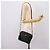 Bally Schultertasche mit Kette aus Leder Schwarz Goldfarben Auth BA16143 - Ansicht 25