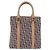 Borsa a mano Christian Dior Trotter Canvas Marrone Oro Auth ka6338V D'oro - vista 13