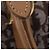 Borsa a mano Christian Dior Trotter Canvas Marrone Oro Auth ka6338V D'oro - vista 16
