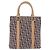 Borsa a mano Christian Dior Trotter Canvas Marrone Oro Auth ka6338V D'oro - vista 2