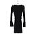 Fendi Kleid aus schwarzem Kaschmir