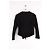 Chaqueta Marella de ante negro - vista 3