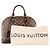 LOUIS VUITTON - Borsa a mano Louis Vuitton Alma PM in tela damier ébène Marrone - vista 12