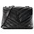 Autre Marque SAINT LAURENT - Borsa a tracolla Loulou Small Saint Laurent in pelle liscia nera Nero