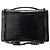 Autre Marque SAINT LAURENT - Borsa a tracolla Saint Laurent Sunset in pelle goffrata croc full black Nero - vista 3