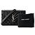Autre Marque SAINT LAURENT - Borsa a tracolla Envelope Small Saint Laurent in pelle grana grossa nera Nero - vista 8