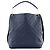 LOUIS VUITTON - Borsa tote Hobo Métis Louis Vuitton in pelle empreinte blu navy - vista 3