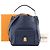 LOUIS VUITTON - Borsa tote Hobo Métis Louis Vuitton in pelle empreinte blu navy - vista 9