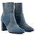 Autre Marque SAINT LAURENT - Stivaletti Lou Saint Laurent in denim blu (T38,5)