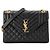 Autre Marque SAINT LAURENT - Borsa a tracolla Envelope Medium Saint Laurent in pelle grana grossa nera Nero