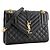 Autre Marque SAINT LAURENT - Borsa a tracolla Envelope Medium Saint Laurent in pelle grana grossa nera Nero - vista 2